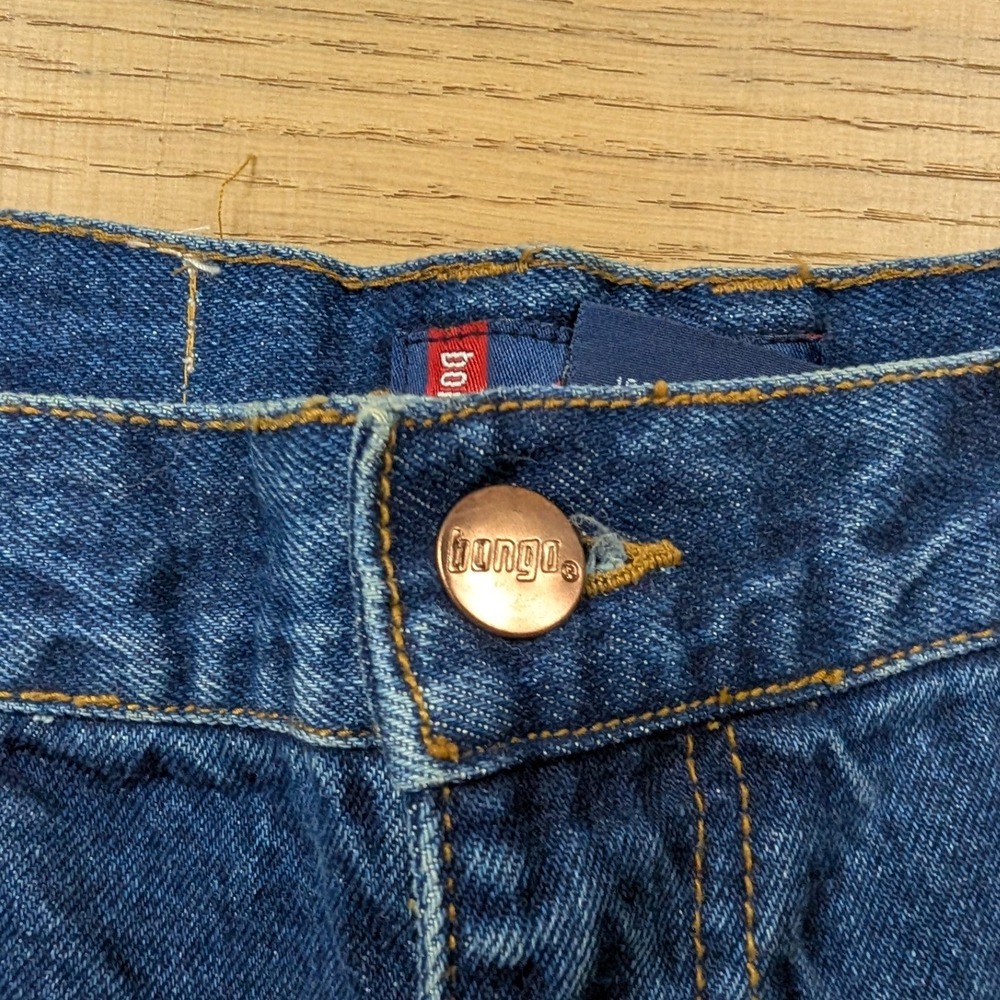 Vintage Bongo High Waisted Tapered Mom Jeans Medium Wash Blue Denim Size 16W - Picture 8 of 8